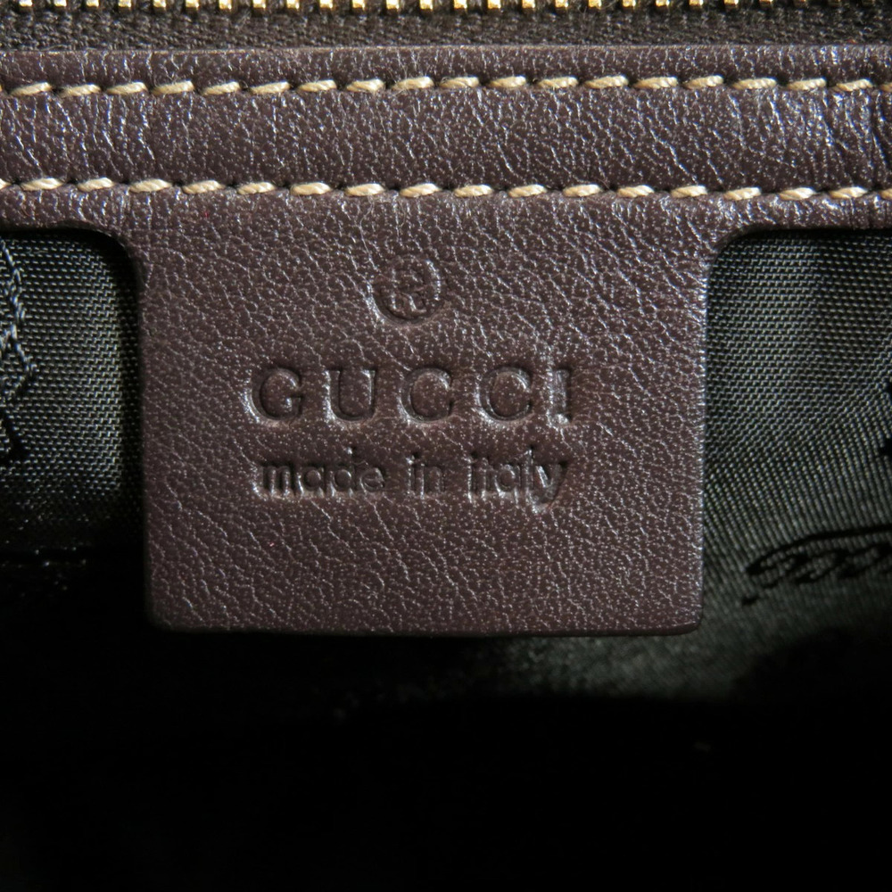 Gucci Bag Brown Shoulder GG Tote Beige Crystal - Picture 6 of 11